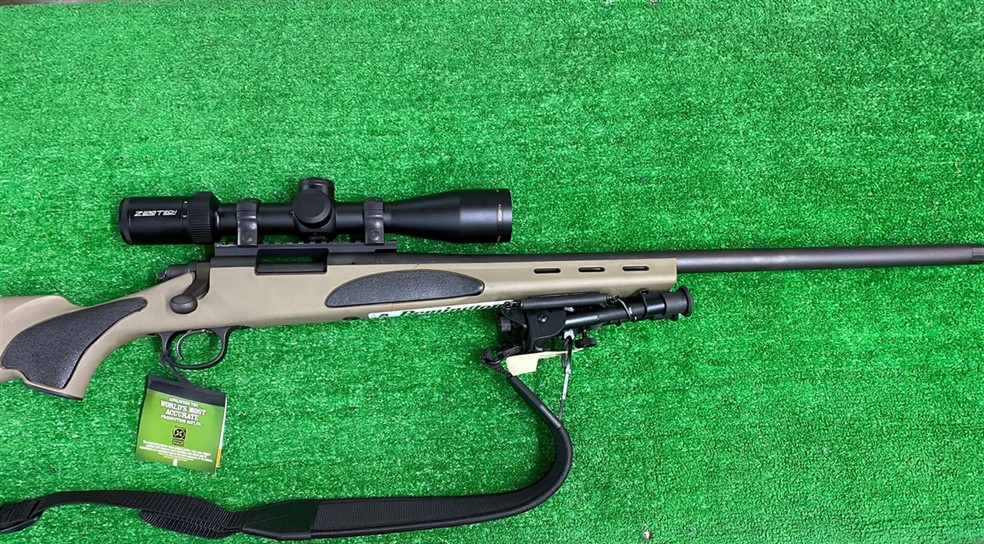 dfrem85456-ztth31244md. Remington 700 ADL 6.5mm Creedmoor Tactical Syn HB MT FDE 24" Rifle + Zerotech Thrive 3-12x44 MD 30mm