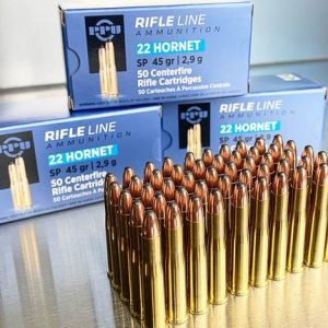 IA1PPU11A193 #1. Ammo 22 Hornet 45Gr PPU PRVI SP 50's