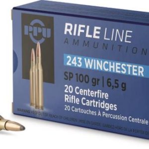 AOFPVA-134 #1. Ammo 243 Win 100gr PPU SP 20's