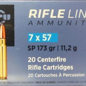 IA1PPU26A052 #1. Ammo 7x57 R Mau 173gr PPU SP 20's
