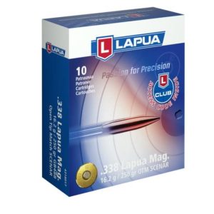 NOR4318017 #1. Ammo 338 Lapua Mag 250Gr Lapua Scenar Open Tip Match 10's
