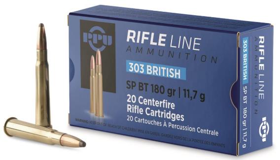 AOFPVA-125 #1. Ammo 303 Brit 180gr PPU SP BT 20's