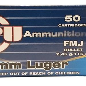 AOFPVA-112 #1. Ammo 9mm L 115gr PPU FMJ 50's