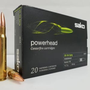 NORC631497ASA10 #1. Ammo 30-06 SPR 180Gr Sako PowerHead II (Barnes TTSX) 20's