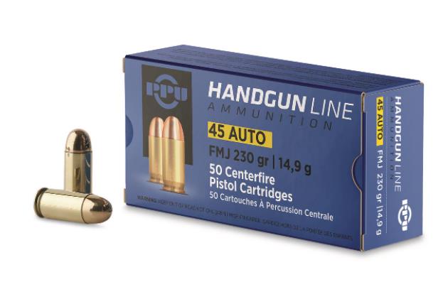 AOFPVA-079 #1. Ammo 45 ACP 230gr PPU FMJ 50's