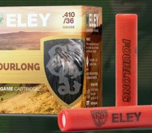 SGAE410A #1. Ammo 410Ga (36Ga) Eley AAA Fourlong 65mm 12.5gm 25's