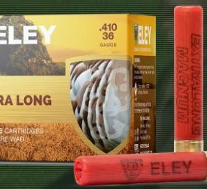 SGAE410MAG375 #1. Ammo 410Ga (36Ga) Magnum No7.5 3" Extra Long Fibre 19gr 25's