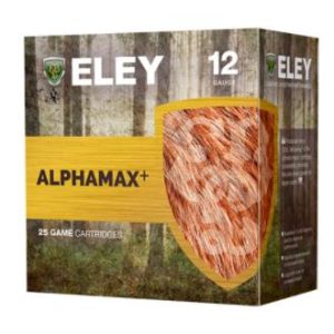 SGAE12A36LG #1. Ammo 12Ga 36gr Eley Alphamax 70mm LG 25's