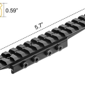 SGMNT-DTW145 #1. UTG Universal Dovetail to Picatinny/Weaver Rail Adaptor