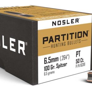 ISS16319 #1. P 6.5mm (.264) Nosler 100Gr SP 50's