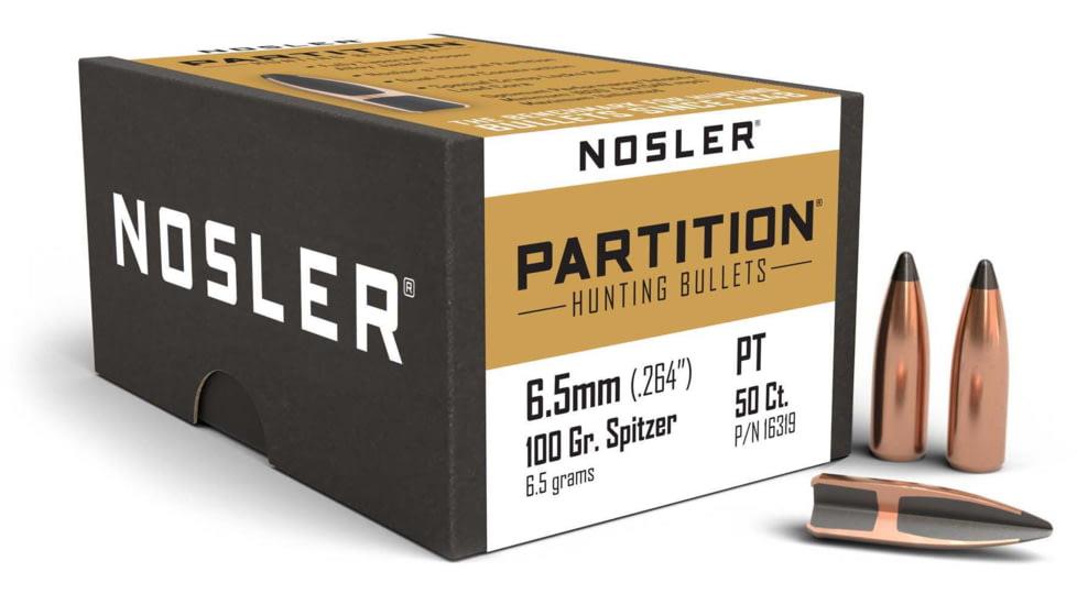 ISS16319 #1. P 6.5mm (.264) Nosler 100Gr SP 50's