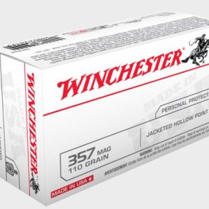 NYAW-Q4204 #1. Ammo 357 Mag 110Gr Winchester Jacketed Hollow Point USA 50's
