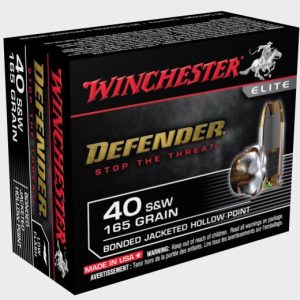 NYAW-S40SWPDB #1. Ammo 40 S&W 165gr Winchester Bonded Jacketed Hollow Point Defender20's