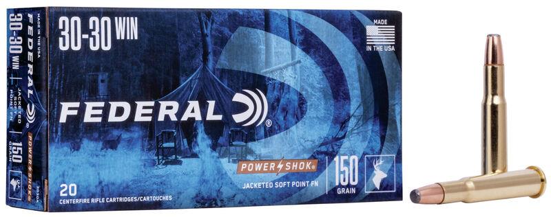 FORAF-039 #1. Ammo 30-30 Win 150Gr Federal Power Shok 20's 3030A
