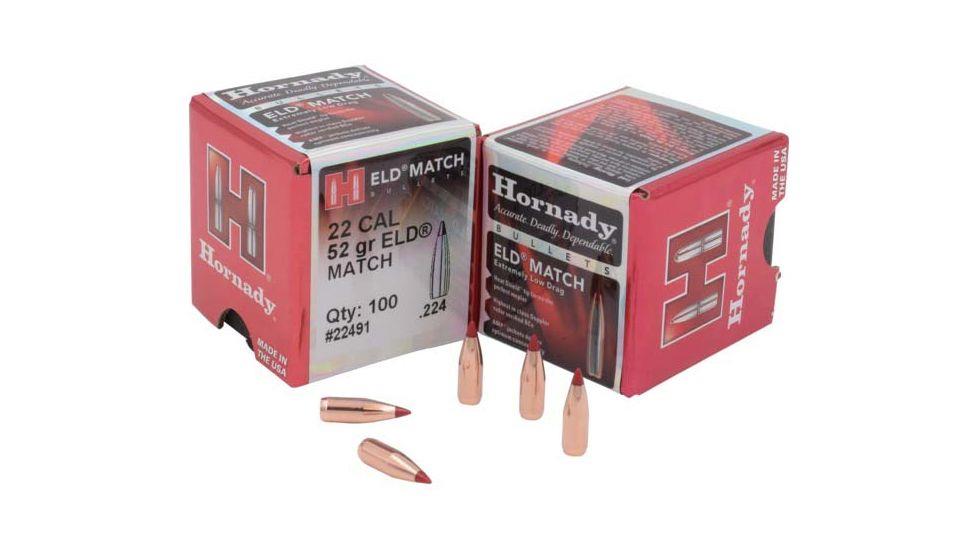 ISS22791 #2. P 22 Cal (.224) 75Gr Hornady ELD Match 100's