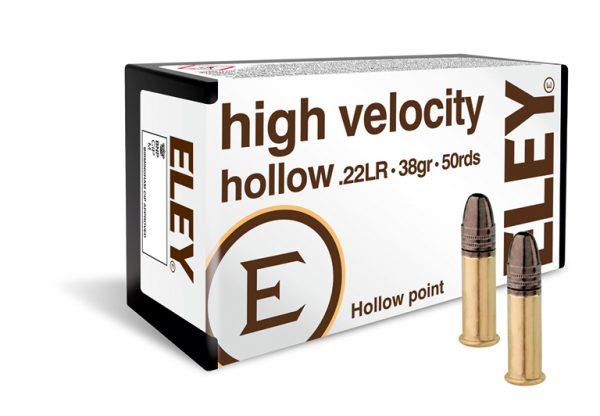 SGAE22HVHALLOW #1. Ammo 22 LR 38Gr Eley High Velocity 50's