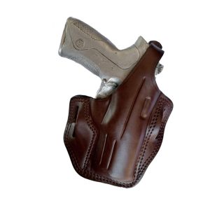 ELP110WAPXRBR #1. El Paso Shado Leather Holster Beretta APX Right Hand Brown Outside Waistband