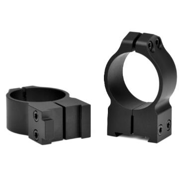 ISS15BM #1. CZ 550 30mm High Warne Ringset Matte Black