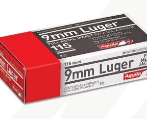 DFAG1E097704 #1. Ammo 9mm L 115Gr Aguila FMJ 50's 1E097704