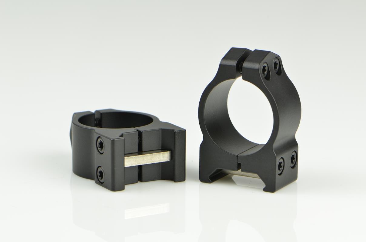 ISS200M #1. 25mm (1 Inch ) Low Weaver Warne Rings Maxima Fixed Matte Black