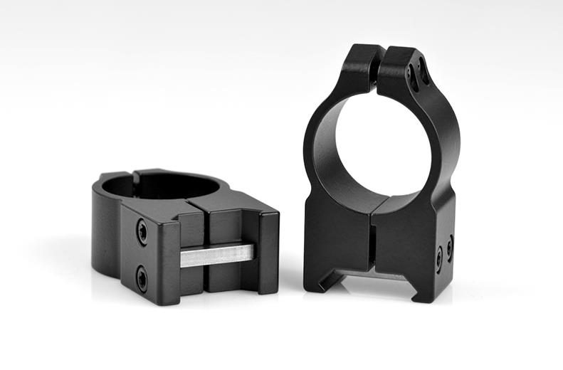 ISS202M #1. 25mm (1 Inch) High Warne Rings Weaver Matte