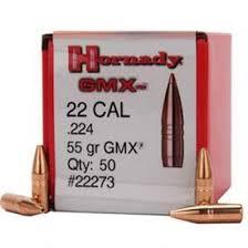 ISS22273 #3. P 22 Cal (.224) Hornady 55gr GMX 50's