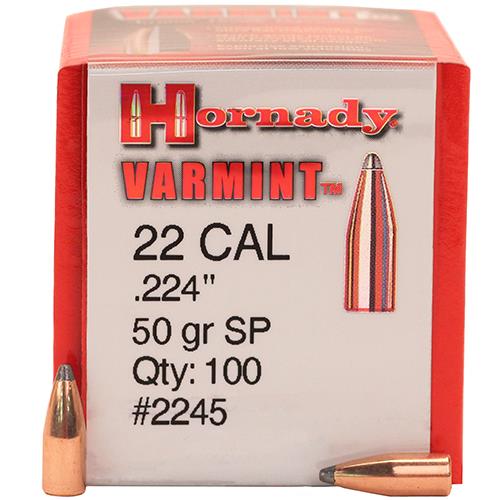 ISS2245 #1. P 22 Cal (.224) 50gr Hornady SP(100)