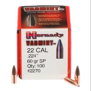 ISS2270 #1. P 22 Cal (.224) 60Gr Hornady SP 100's