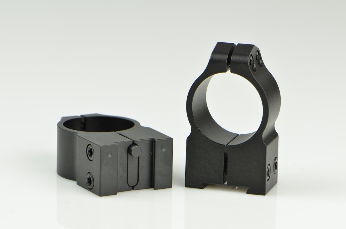 ISS2TM #1. Tikka 25mm ( 1 Inch ) High Warne Ringset Matte Black