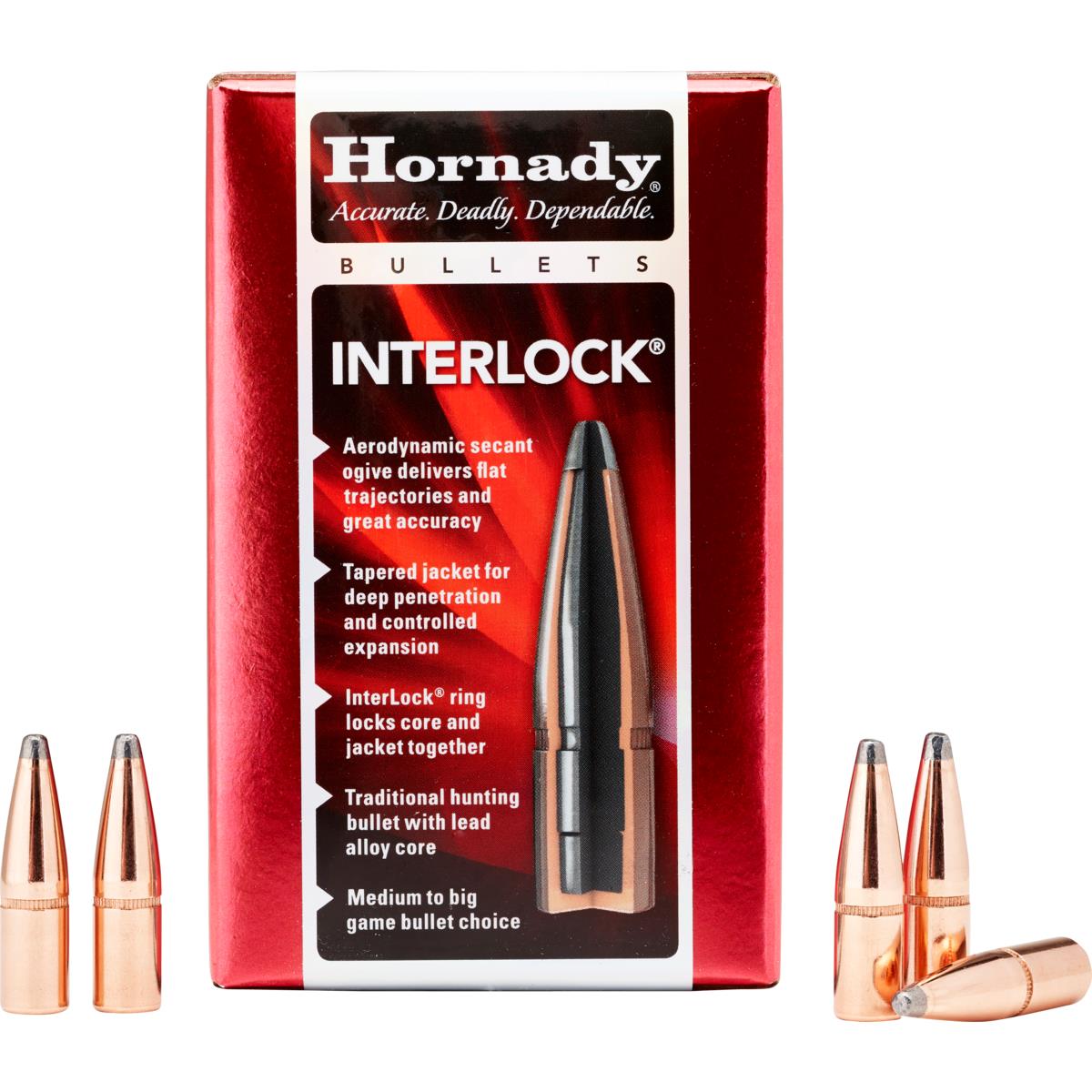 ISS3045 #1. P 30 Cal (.308) 165Gr Hornady Interlock BTSP 100's