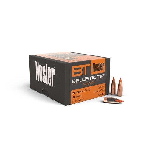 ISS39522 #1. P 22 Cal (.224) 50Gr Nosler Ballistic Tip 100's