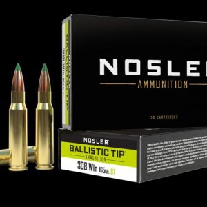 ISS40063 #1. Ammo 308 Win 165Gr Nosler BT SP 20's