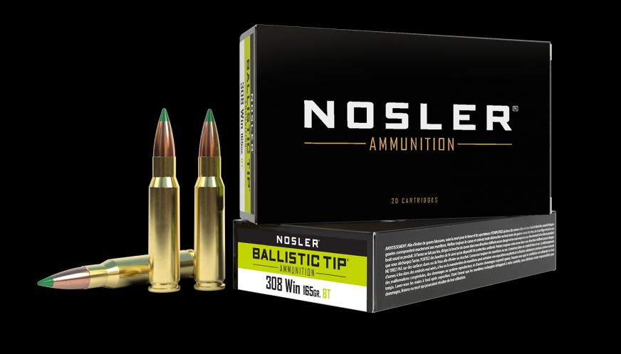 ISS40063 #1. Ammo 308 Win 165Gr Nosler BT SP 20's