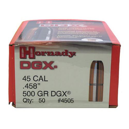 ISS4505 #1. P Hornady 45 Cal (.458) 500Gr DGX 50's