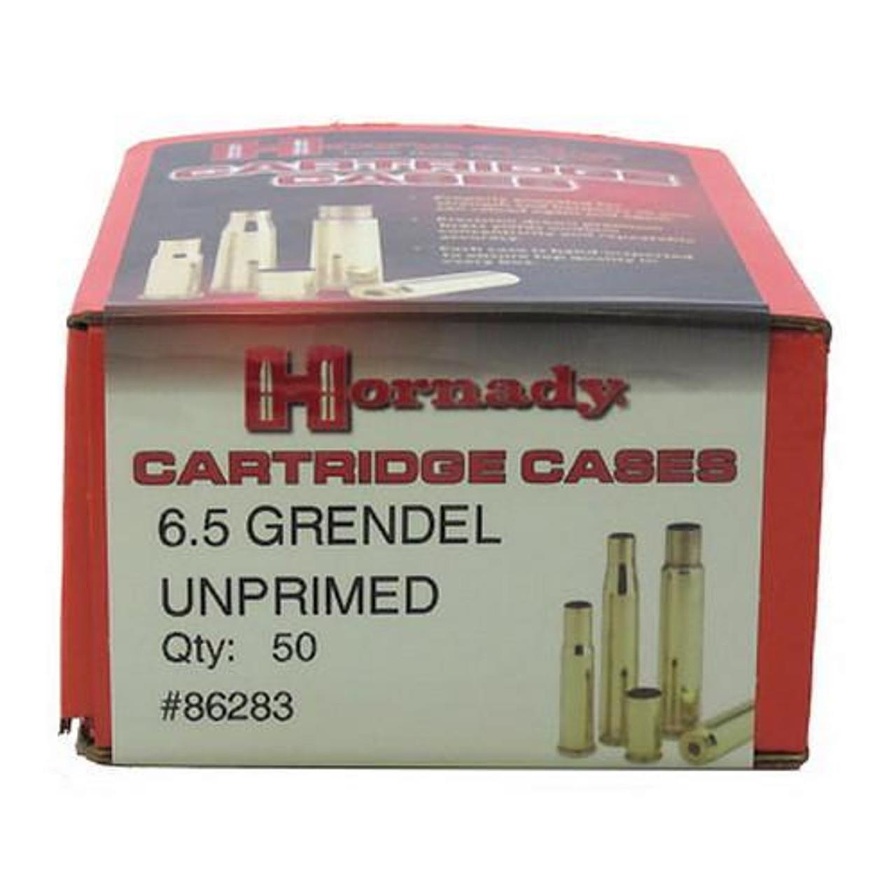 ISS86283 #1. B 6.5 Grendel Hornady Unprimed Cases 50's