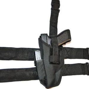 MAVTHIGH-DOUBLE-RH #1. Maverick SAS Thigh Holster Double ST Right Hand W/Mag Pouch