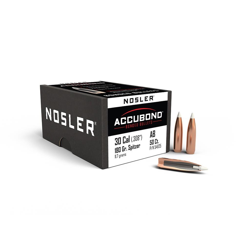 ISS54825 #2. P 30 Cal (.308) 180Gr Nosler Accubond 50's