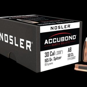 ISS55602 #1. P 30 Cal (.308) 165gr Nosler Accubond (50)