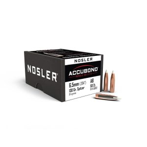 ISS56902 #2. P 6.5mm (.264) 130Gr Nosler AccuBond 50's