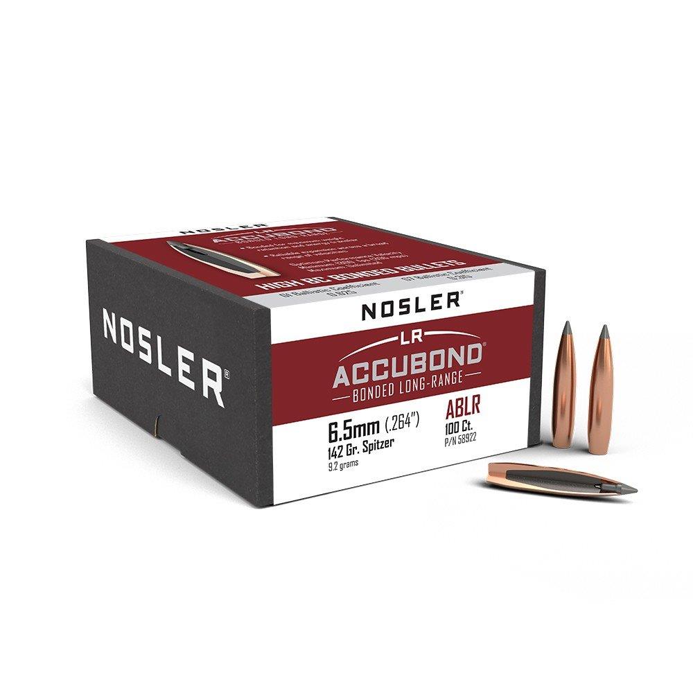 ISS58922 #2. P 6.5mm (.264) 142Gr Nosler AccuBond LR SP 100's