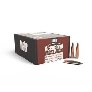 ISS58943 #2. P 6.5mm (.264) 129Gr Nosler AccuBond LR 100's