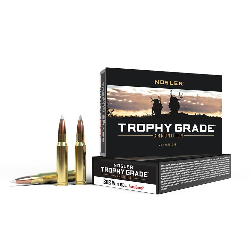 ISS60056 #3. Ammo 308 Win 150Gr Nosler TG AccuBond 20's