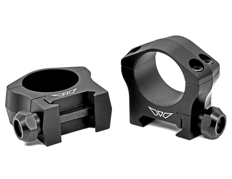ISS7200M #1. 25mm (1 inch ) Low Weaver Warne Mountain Tech Rings Matte Black