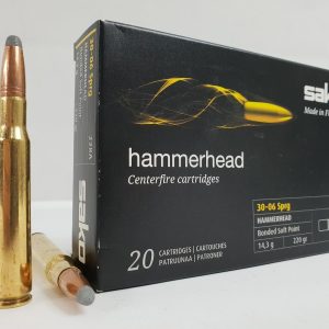 NORC631228ASA10 #1. Ammo 30-06 SPR 220Gr Sako HammerHead Soft Point 20's