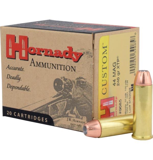 ISS9085 #1. Ammo 44 RM 240Gr Hornady XTP 20's