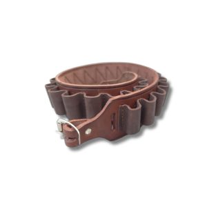 ELP246WBR #1. El Paso Ammo Belt 12Ga Brown
