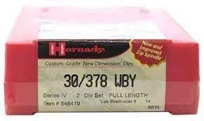 ISS546419 #1. D 30-378 WBY MAG Hornady Custom Grade New Dimension II-Die Set
