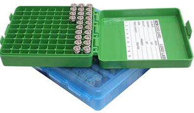 ISSP-100-9-10 #1. MTM Handgun Ammo Case P-100-9-10 380 Auto 9mm 100 Rounds