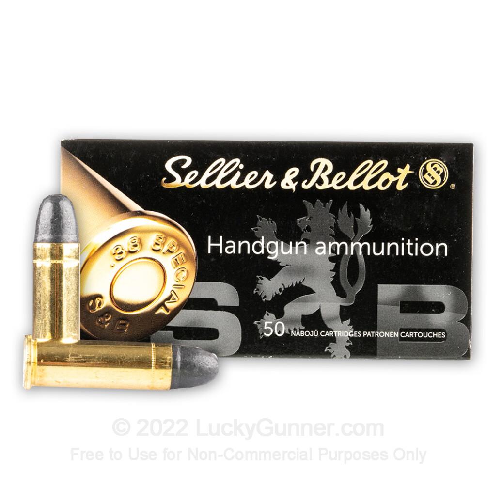 GBAC38SPLSBLRN #1. Ammo 38 SPL 158gr S&B LRN 50's