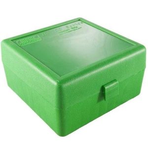 ISSRM-100-10 #1. MTM Ammo Case STD 243 308 22-250 Green 100